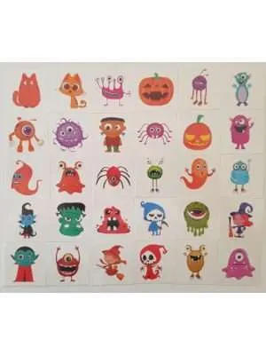 Tattoo set de 30 Diseños Variados para Niños